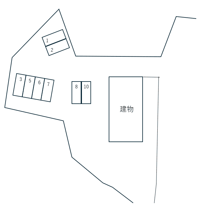 Ｐｒ　Ａｎｋ　Ⅱの駐車配置図