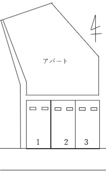 FKミリアングリーンパーク庄内駐車場の駐車配置図