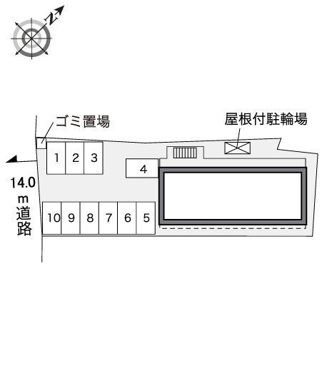 セリーヌ(30552)の駐車配置図
