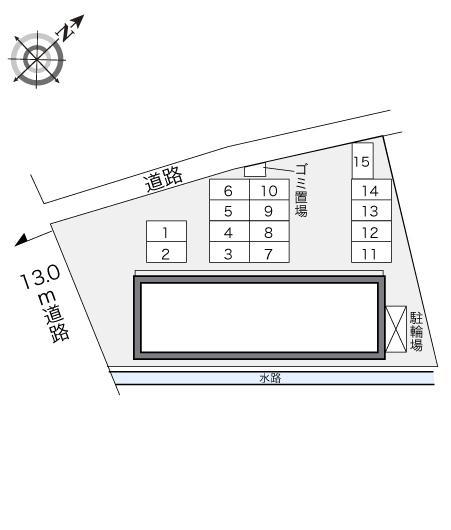 にいや(23686)の駐車配置図