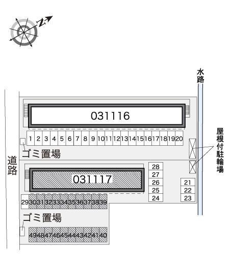 さつき(31117)の駐車配置図