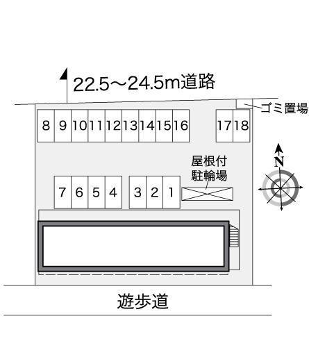 つばめ(26197)の駐車配置図
