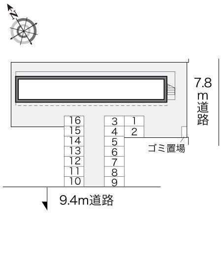 やまと(17792)の駐車配置図
