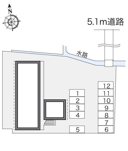 サンハイム今(21168)の駐車配置図