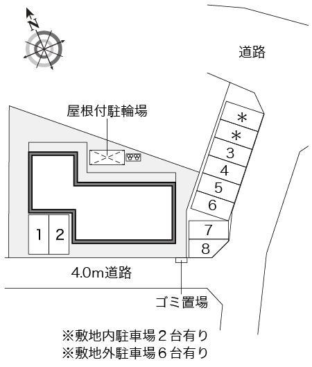 たんぽぽ(24105)の駐車配置図