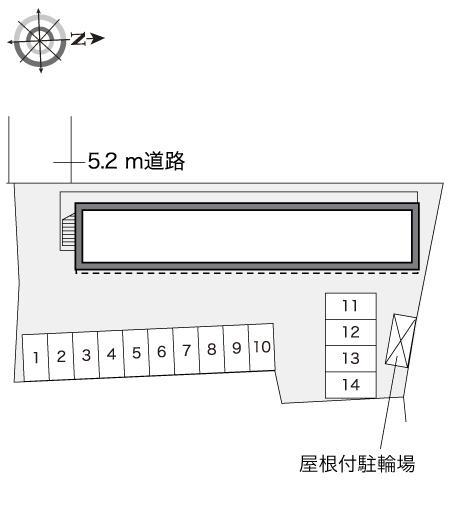 見付(18830)の駐車配置図