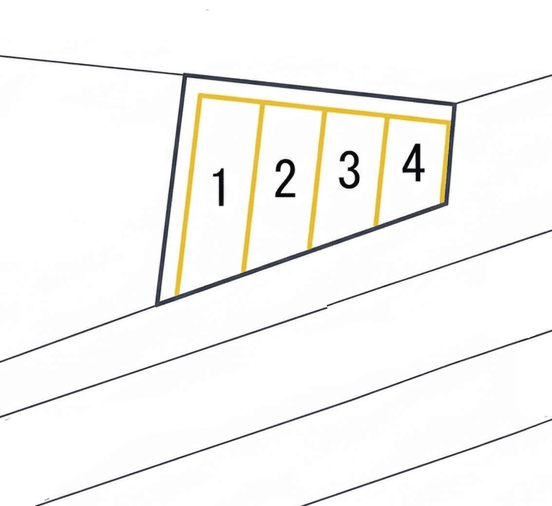 出仲間8丁目第2パーキングの駐車配置図