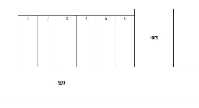 藤ヶ丘7丁目駐車場の駐車配置図