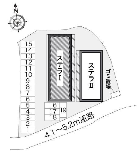 ステラⅠ(20336)の駐車配置図