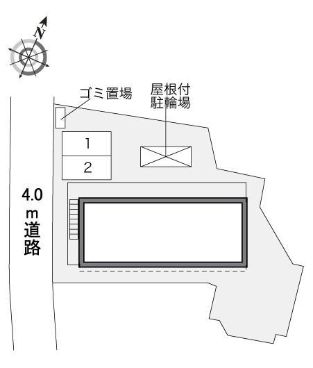 ソレーユ北鳥旗(32714)の駐車配置図
