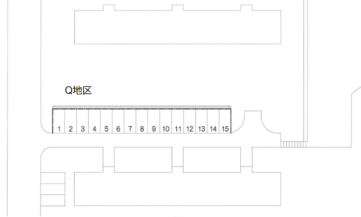 幸町_Ｑ地区の駐車配置図