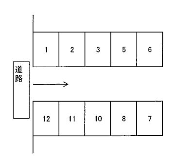 児玉パーキングの駐車配置図