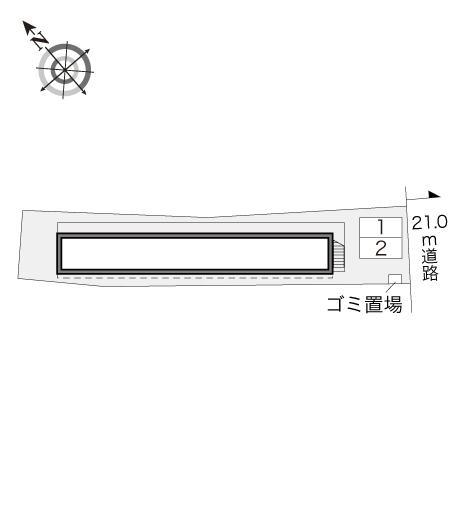 Ｋ＆Ｒ(17724)の駐車配置図