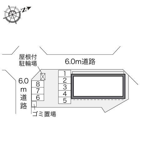 オリエントコーポⅡ(28866)の駐車配置図