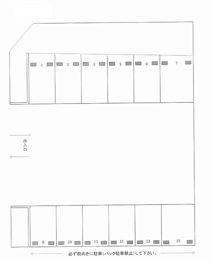 J-730の駐車配置図
