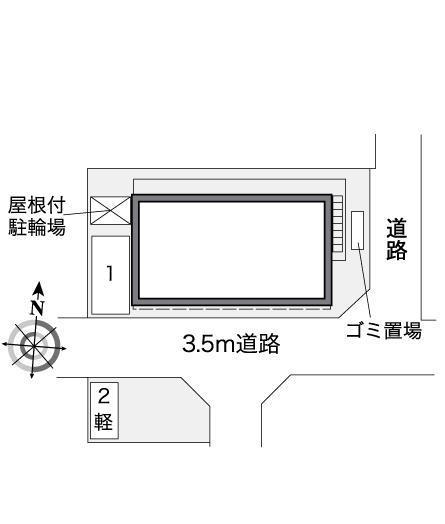 ＩＭＰＵＬⅢ(37890)の駐車配置図