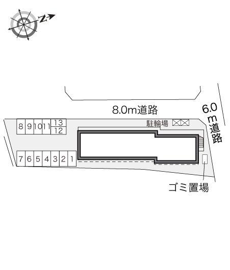 フロンティアベース(24543)の駐車配置図
