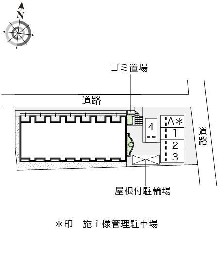 若宮町(53117)の駐車配置図