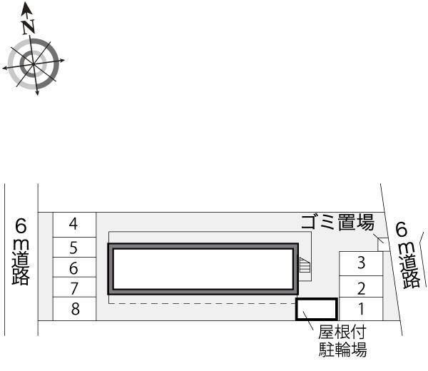 リモーネⅡ(14760)の駐車配置図