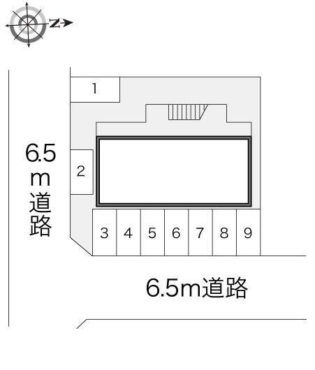 ノースシャトー(13898)の駐車配置図