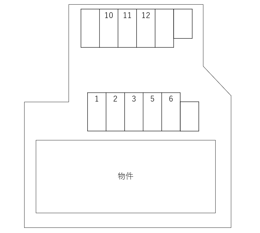 ｅｓｐｏｉｒ・Ⅲの駐車配置図
