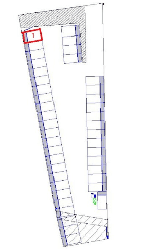 京成佐倉駅前第１の駐車配置図