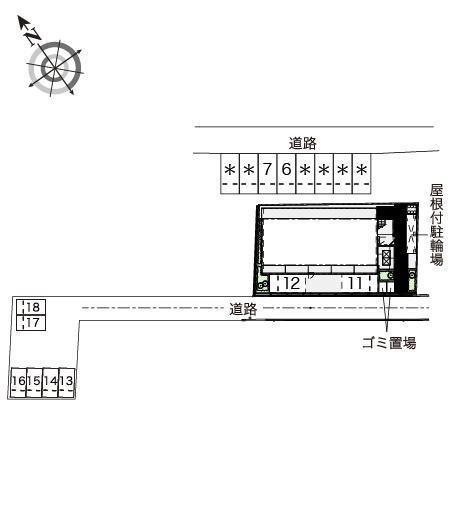 15(41611)の駐車配置図