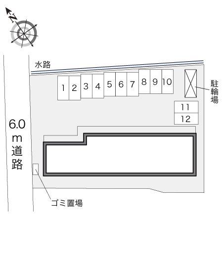 ＫＯＭＯＴＯ古河Ⅰ(23283)の駐車配置図