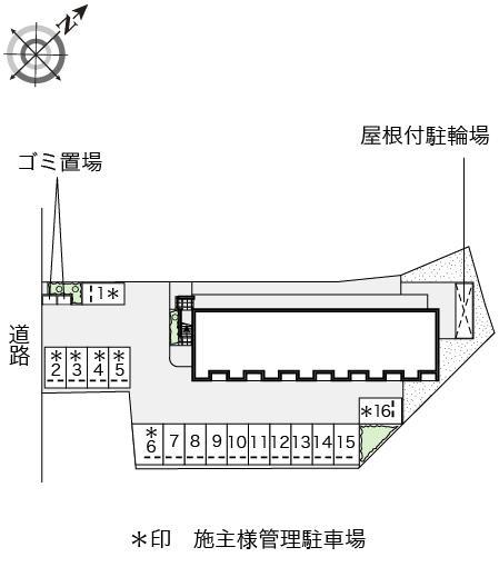 長尾台(53626)の駐車配置図