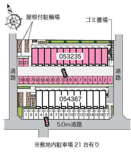 道(53235)の駐車配置図