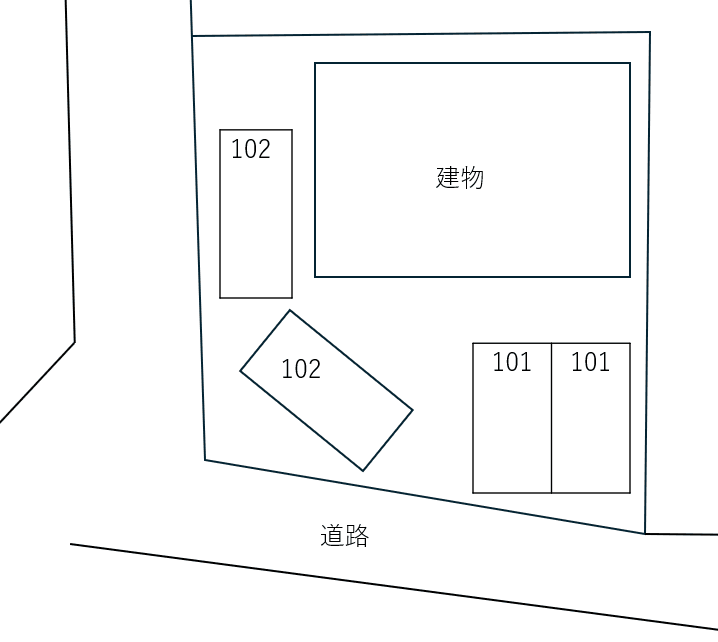 アヴィニールの駐車配置図