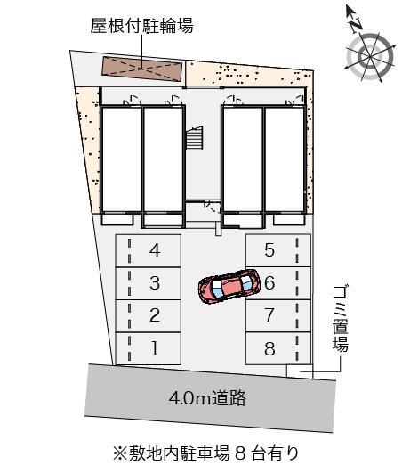 ミランダＧＲＡＮＤＥＵＲ　Ⅱ(58137)の駐車配置図