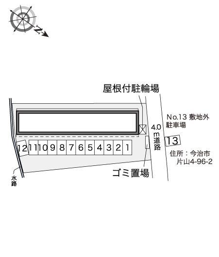 片山(32285)の駐車配置図