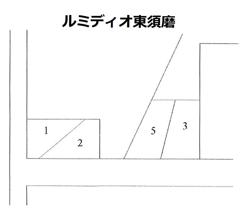ルミディオ東須磨の駐車配置図