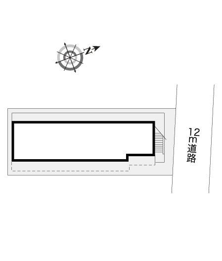 岡崎第３(6402)の駐車配置図