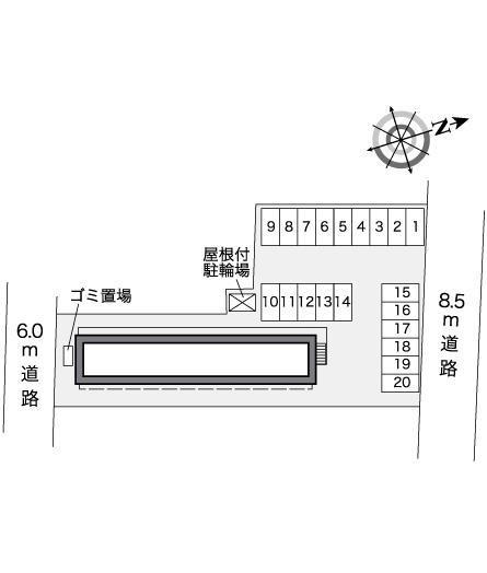 シティーパル(25299)の駐車配置図