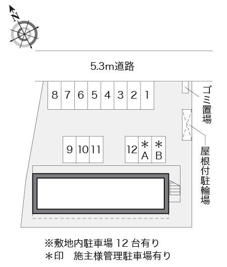 わかみや(16159)の駐車配置図