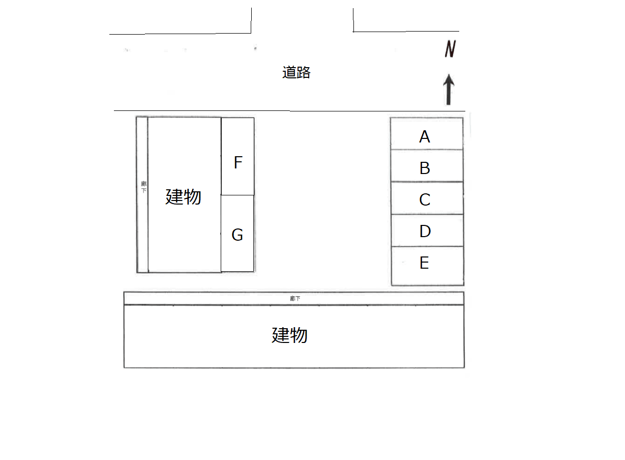 Ｔ－Ｆｏｒｅｓｔの駐車配置図