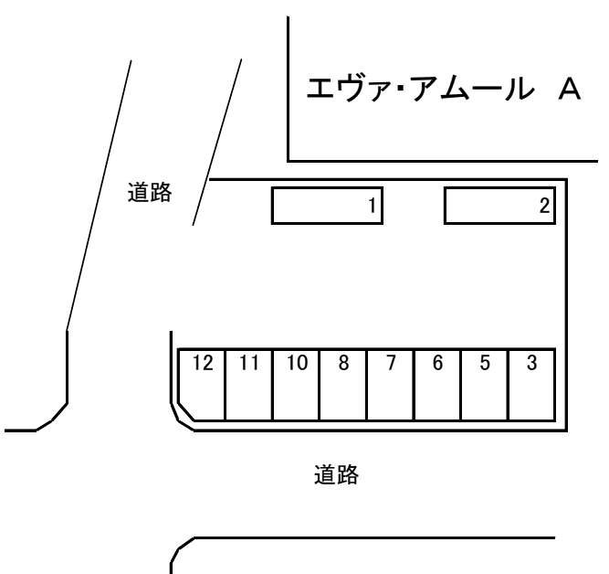 みなみ台久保田駐車場の駐車配置図