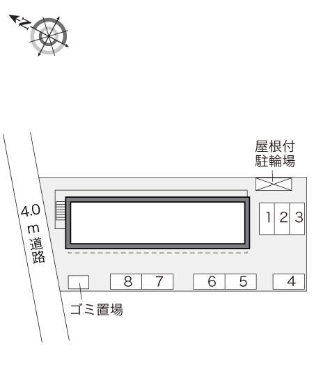 ヴァン(28551)の駐車配置図