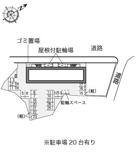 ウィステリア(13390)の駐車配置図