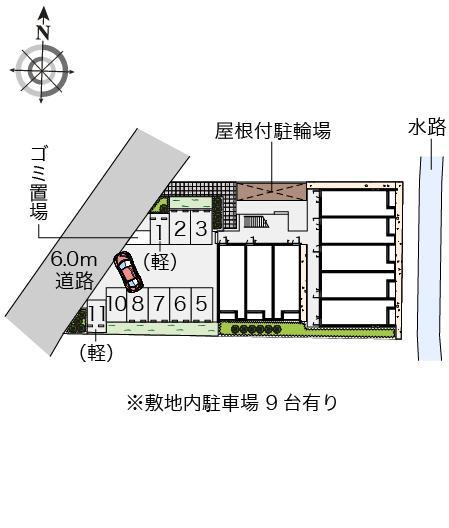 クレイノハレ　オリナ(56246)の駐車配置図