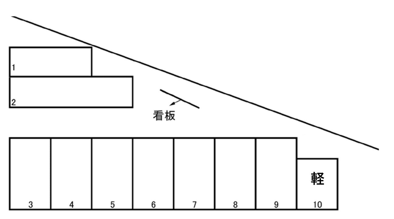 戸塚安行駅前駐車場の駐車配置図
