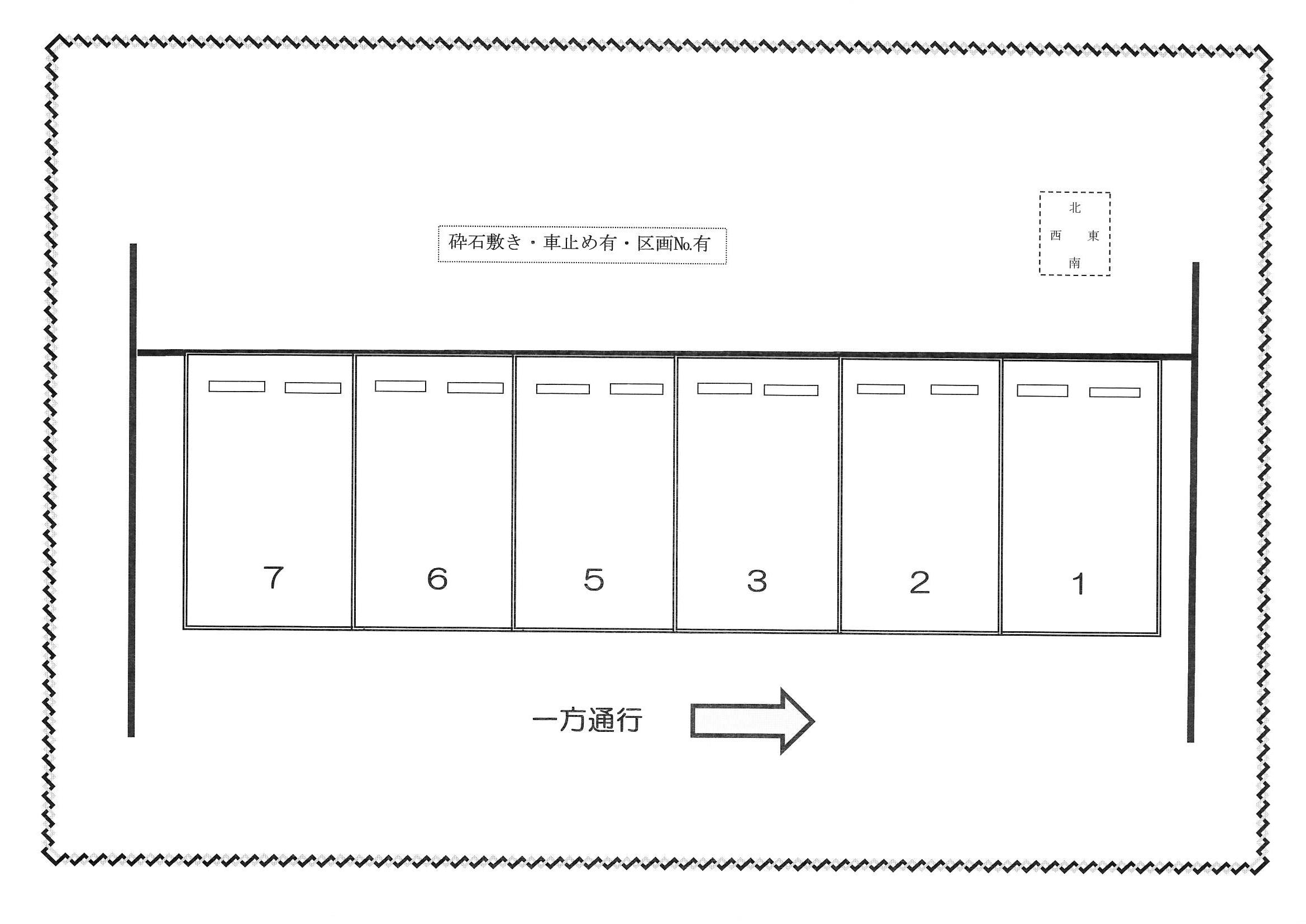 ４５６の駐車配置図