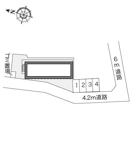 武蔵野(20373)の駐車配置図