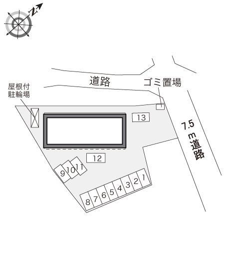 プレミール(32572)の駐車配置図