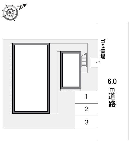 バイオレット(21098)の駐車配置図