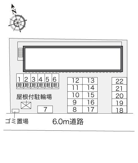 Ｐｅａｃｅｆｕｌ(27975)の駐車配置図