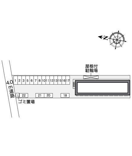 ヴィブレＪＫ(26171)の駐車配置図
