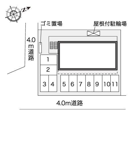 エクレール(41122)の駐車配置図
